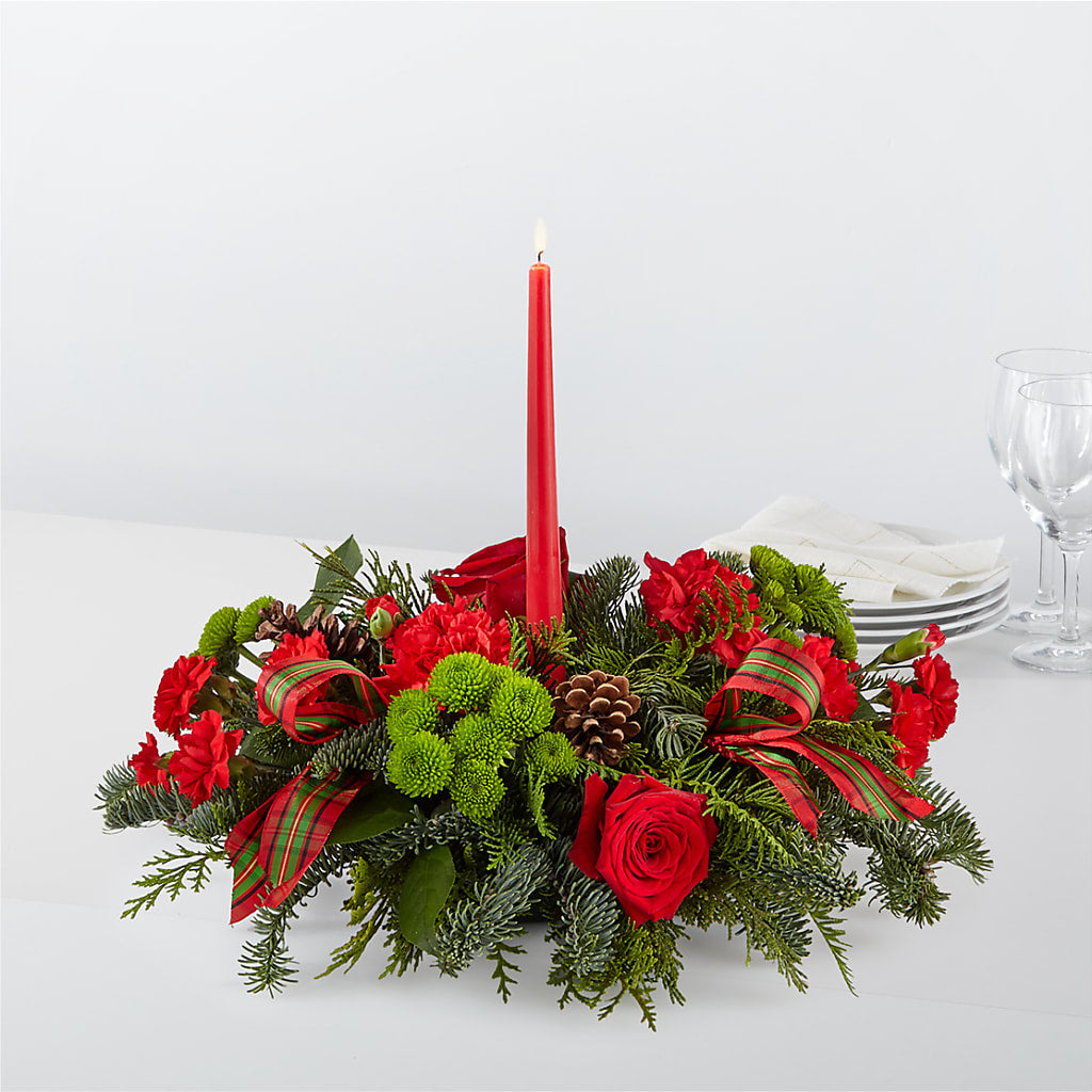 By the Candlelight Centerpiece – Calumet Florist, Calumet City IL