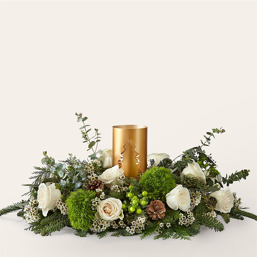Chestnuts Roasting Centerpiece – Calumet Florist, Calumet City IL