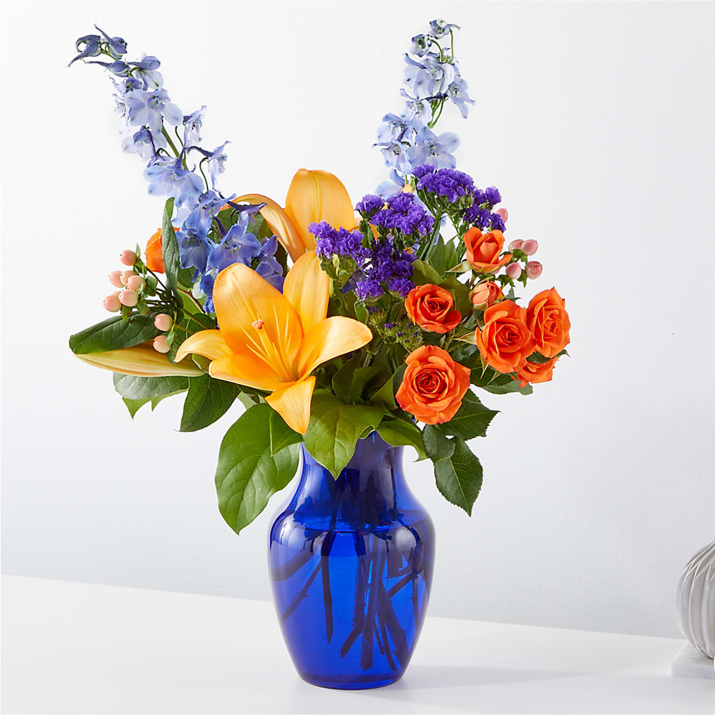 Radiant Citrus Bouquet – Calumet Florist, Calumet City IL