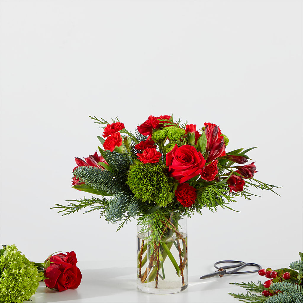 Merry Moment Bouquet – A Florist Original – Calumet Florist, Calumet City IL