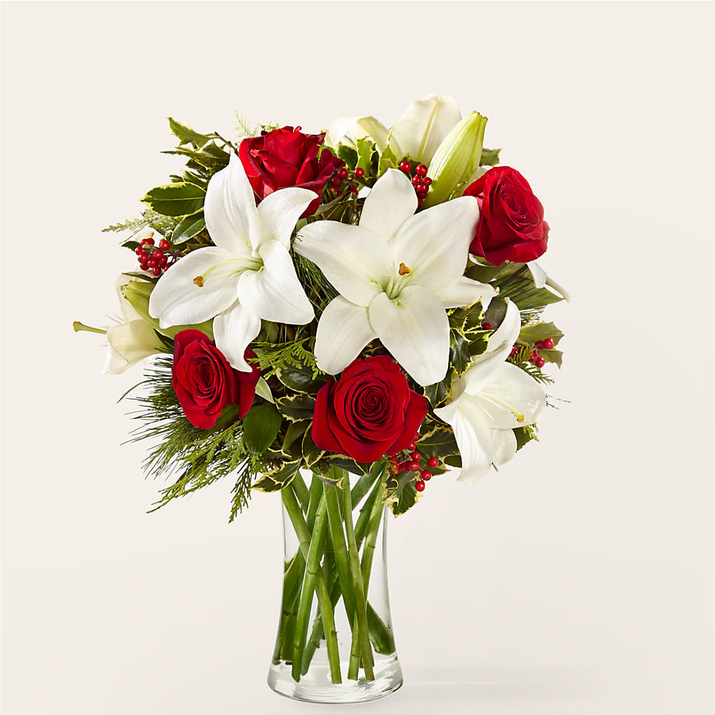Sparkling Snowflakes Bouquet – Calumet Florist, Calumet City IL