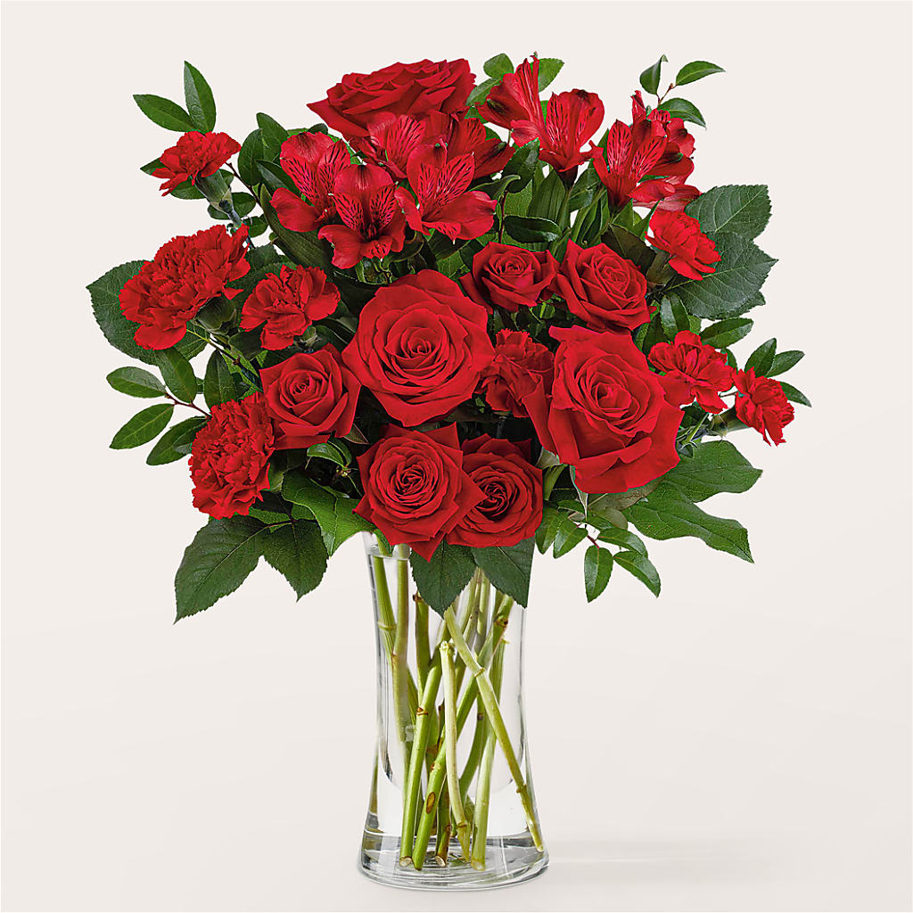 Brilliant Ruby Bouquet – Calumet Florist, Calumet City IL