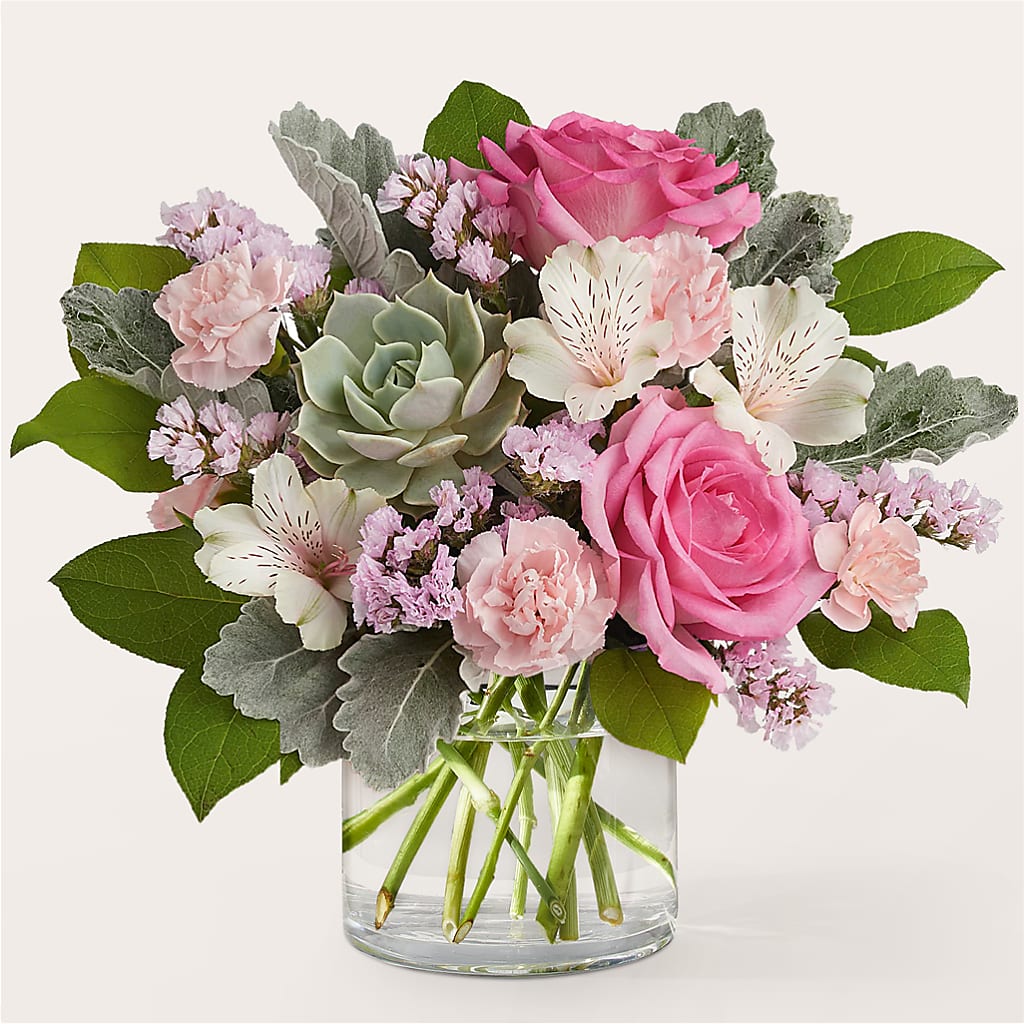 Dusty Rose Bouquet – Calumet Florist, Calumet City IL