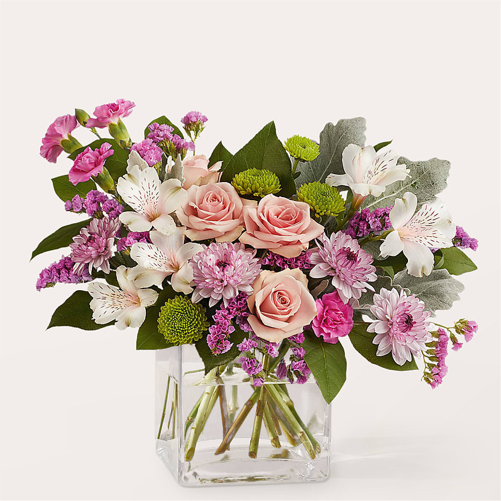 Pink Suede Bouquet – Calumet Florist, Calumet City IL