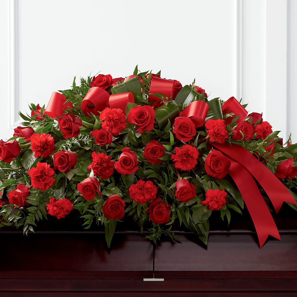 Tribute of Life Casket Spray – Calumet Florist, Calumet City IL
