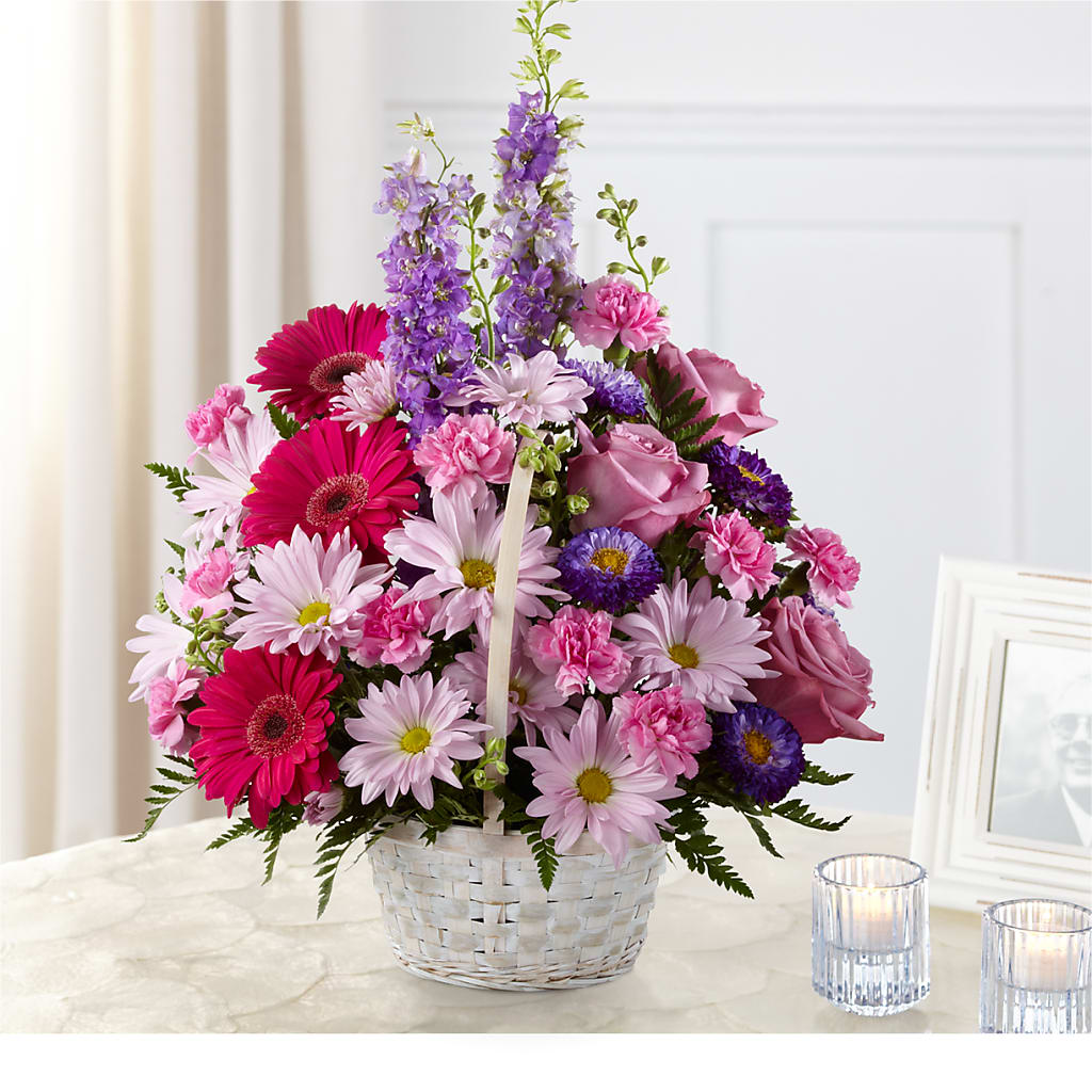 Pastel Peace Basket – Calumet Florist, Calumet City IL