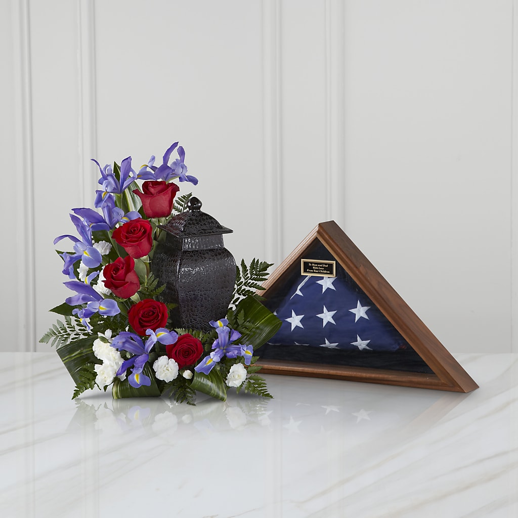 Patriotic Tribute Arrangement – Calumet Florist, Calumet City IL