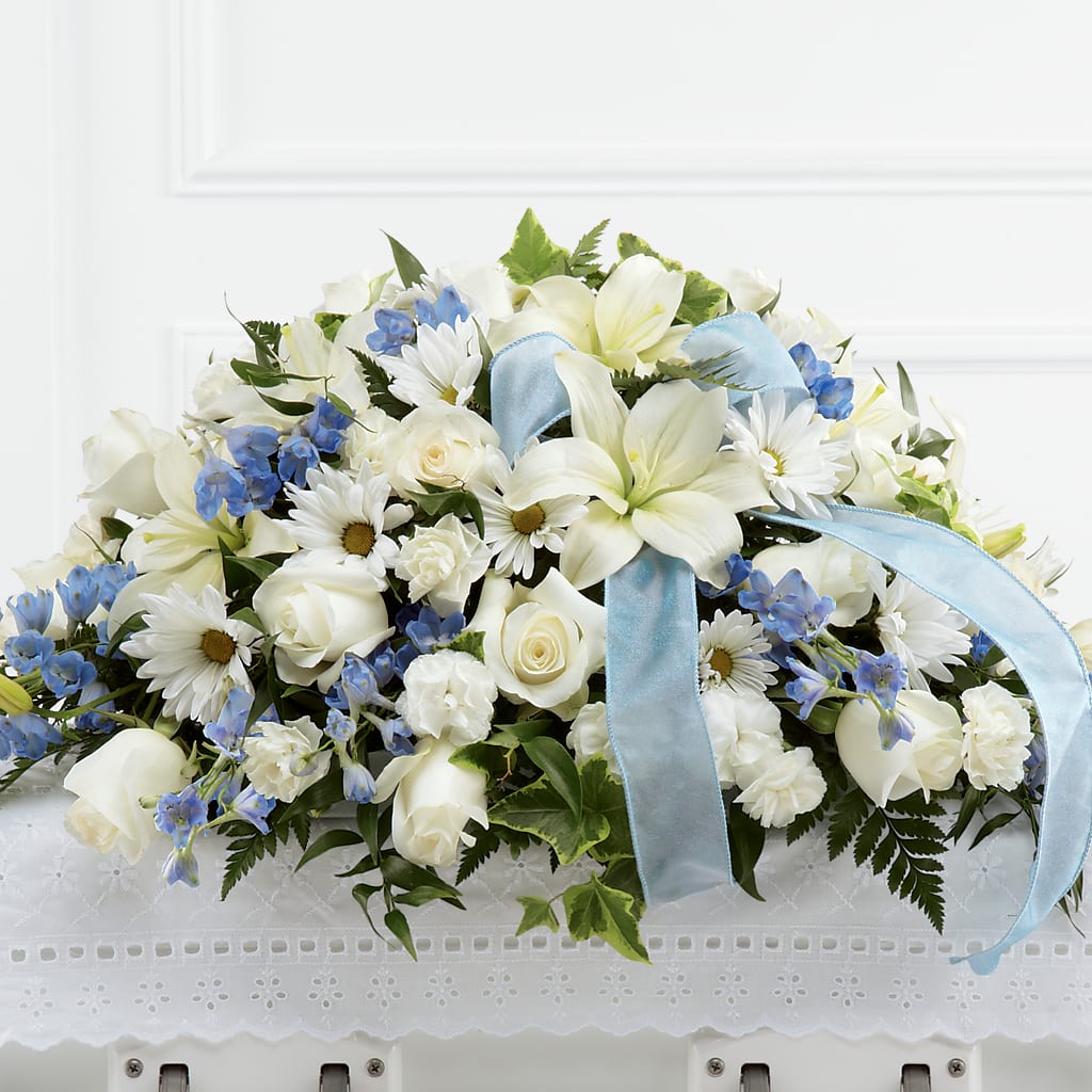 Tender Treasure Casket Spray – Calumet Florist, Calumet City IL