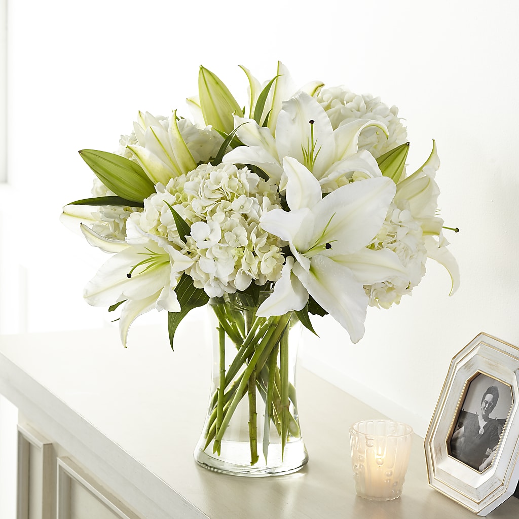 Compassionate Lily Bouquet – Calumet Florist, Calumet City IL