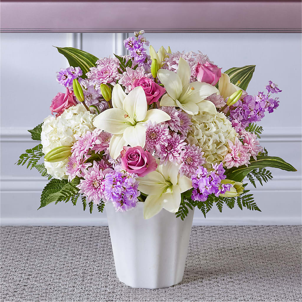 Heaven Sent Floor Basket – Calumet Florist, Calumet City IL