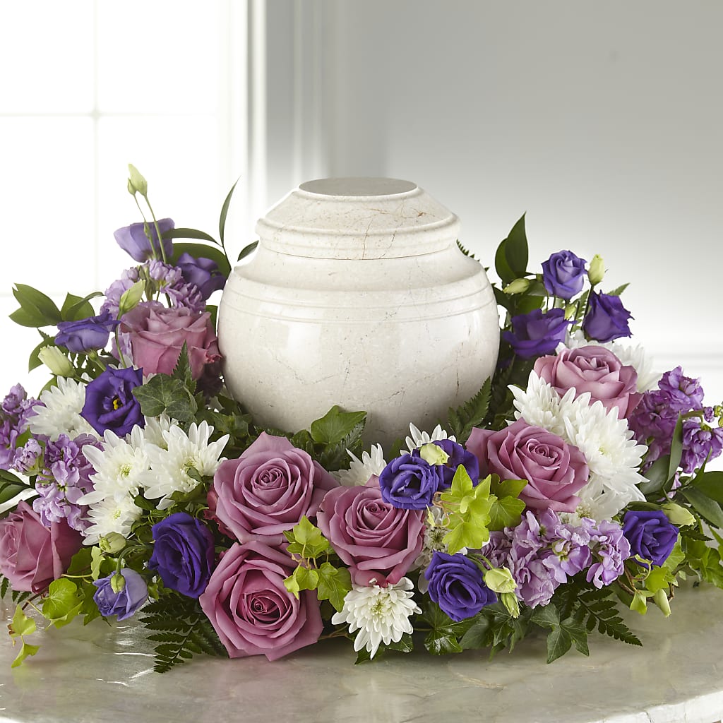 Blooming Sympathy Cremation Adornment – Calumet Florist, Calumet City IL