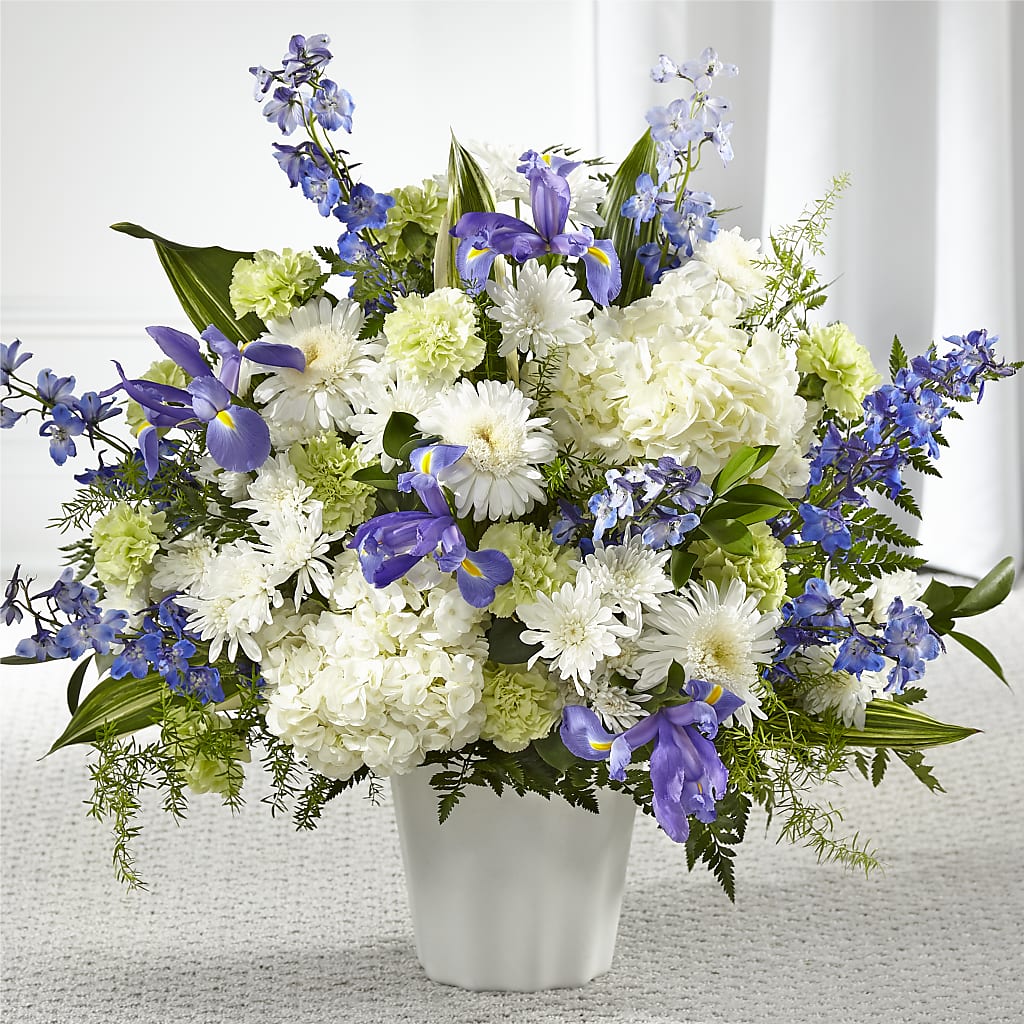 Soft Serenity Floor Basket – Calumet Florist, Calumet City IL