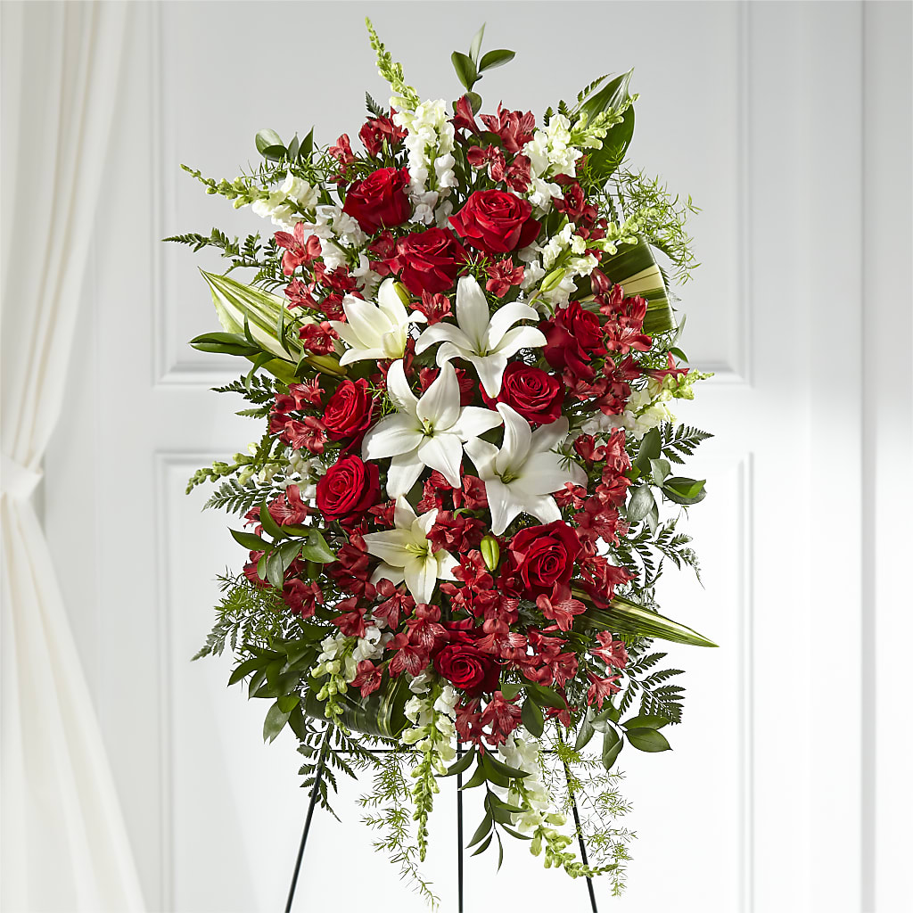 Everlasting Memory Standing Spray – Calumet Florist, Calumet City IL