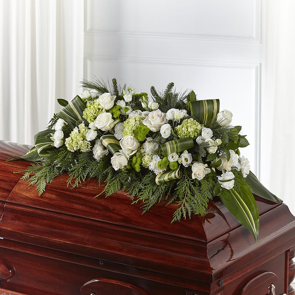 Hopeful Gesture Casket Spray – Calumet Florist, Calumet City IL