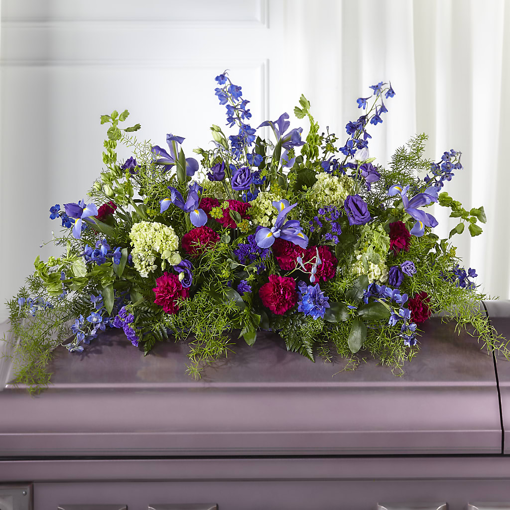 Always Treasured Casket Spray – Calumet Florist, Calumet City IL