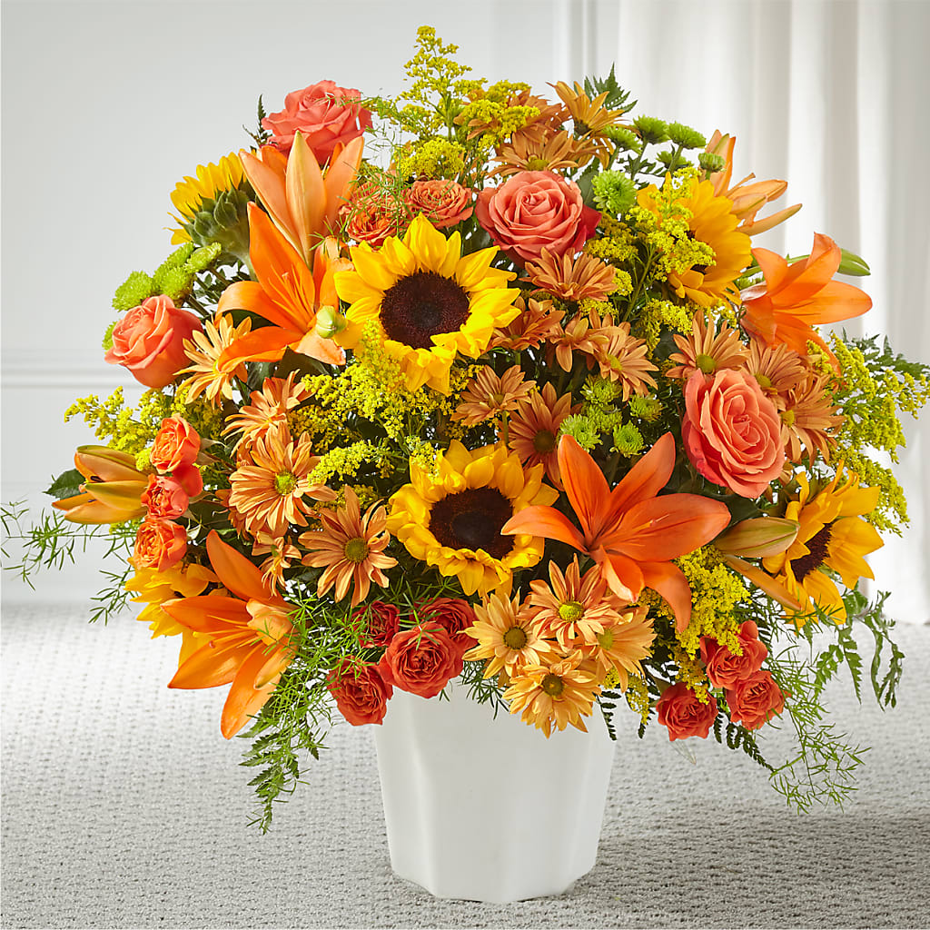 Harvest Thoughts Floor Basket – Calumet Florist, Calumet City IL