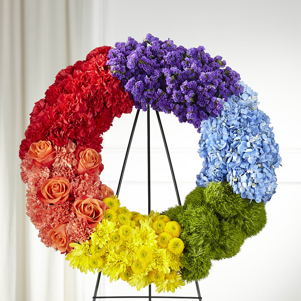 Circle of Love Wreath – Calumet Florist, Calumet City IL