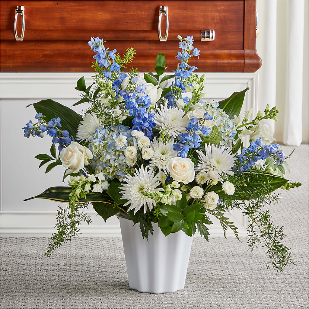 Everlasting Memories Floor Basket – Calumet Florist, Calumet City IL