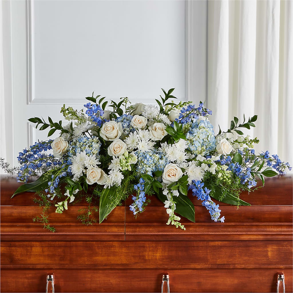 Timeless Essence Casket Spray – Calumet Florist, Calumet City IL