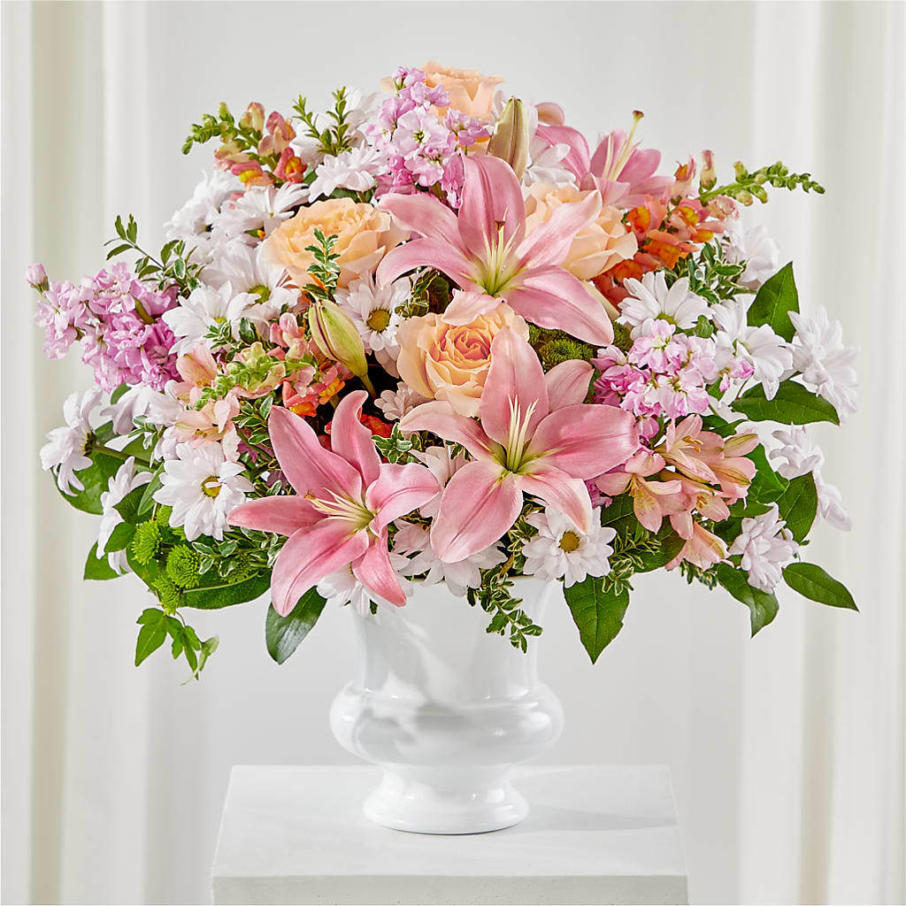 Heartfelt Gesture Urn Arrangement – Calumet Florist, Calumet City IL