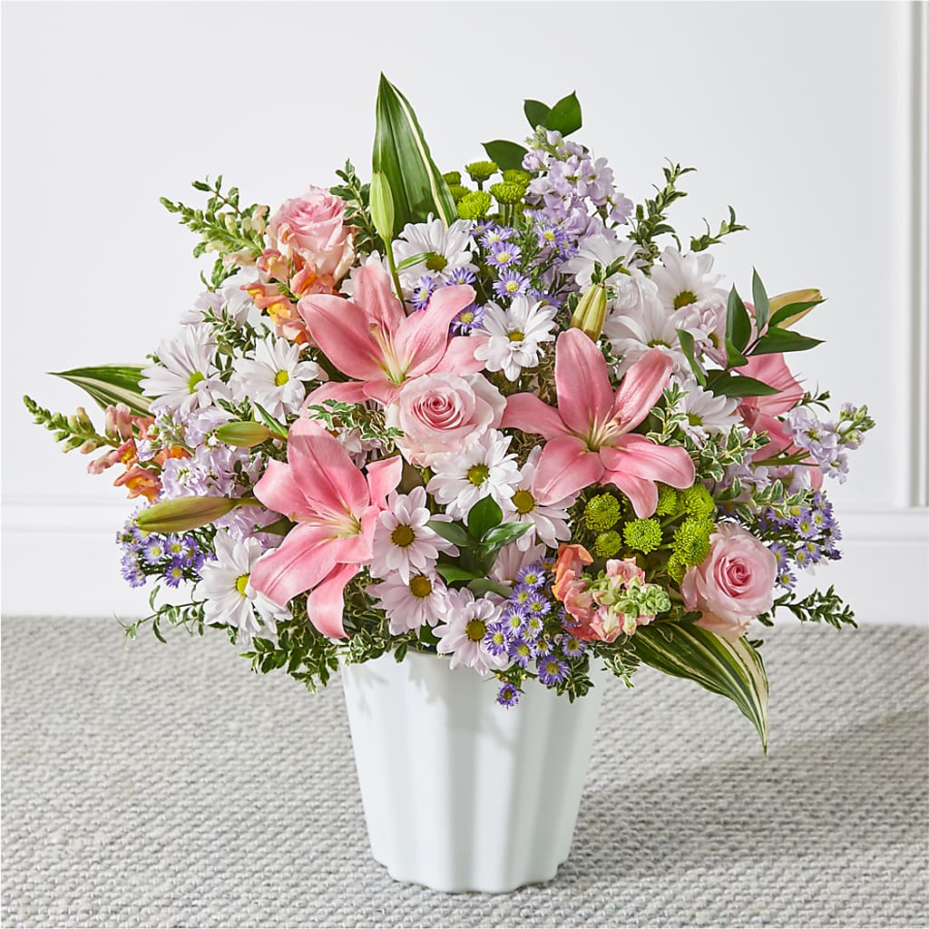 Abundant Compassion Floor Basket – Calumet Florist, Calumet City IL