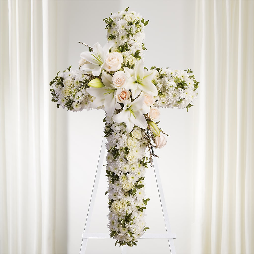 Spiritual Guidance Standing Spray – Calumet Florist, Calumet City IL