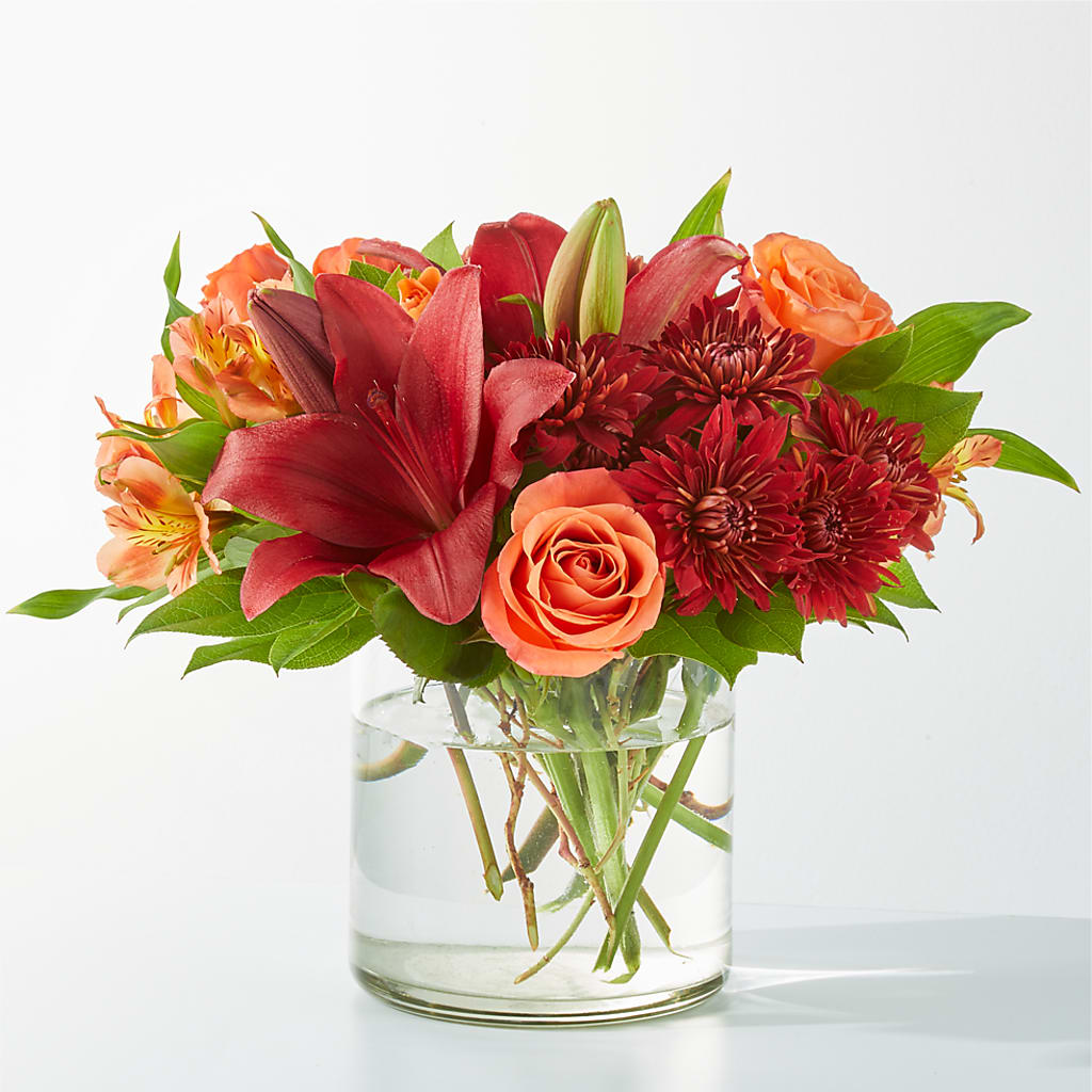 Crimson Leaves Bouquet – Calumet Florist, Calumet City IL