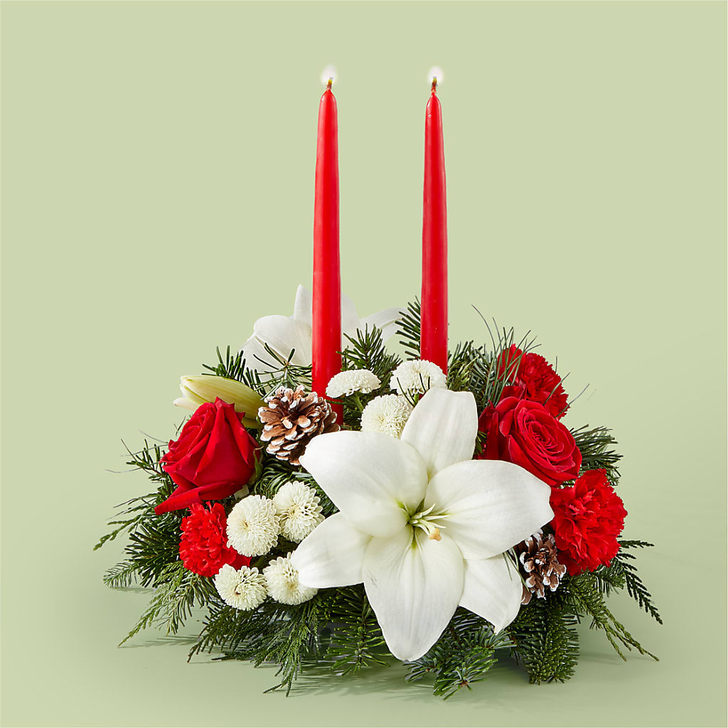 Seasonal Festivities Centerpiece – Calumet Florist, Calumet City IL