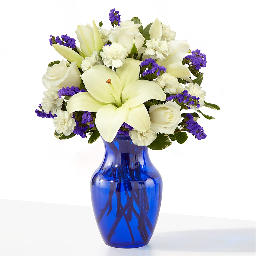 Sapphire Rush Bouquet – Calumet Florist, Calumet City IL