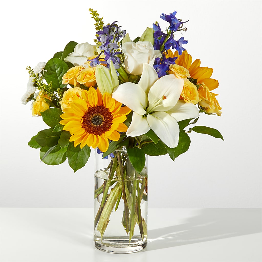 Wonderfully Sunny Bouquet – Calumet Florist, Calumet City IL