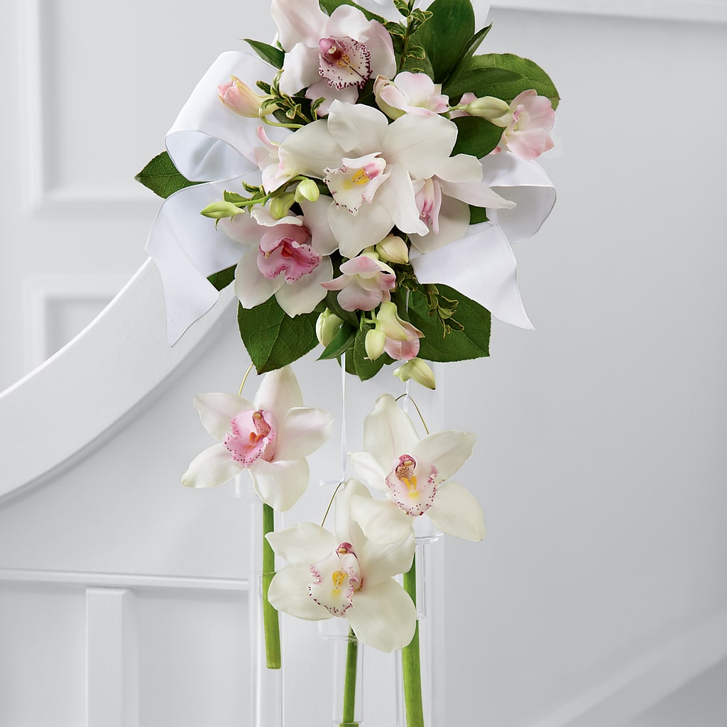 Perfect Entrance Pew Arrangement – Calumet Florist, Calumet City IL