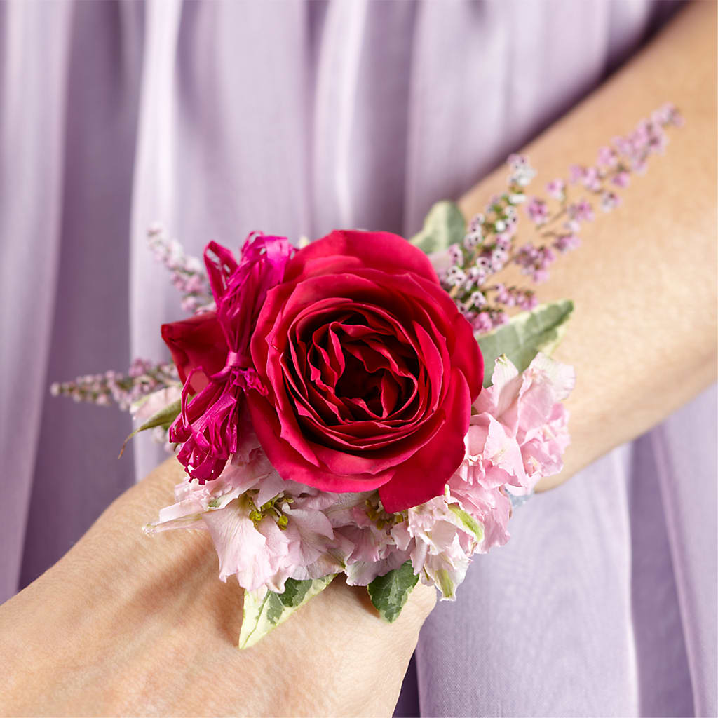 Rose Charm Corsage – Calumet Florist, Calumet City IL