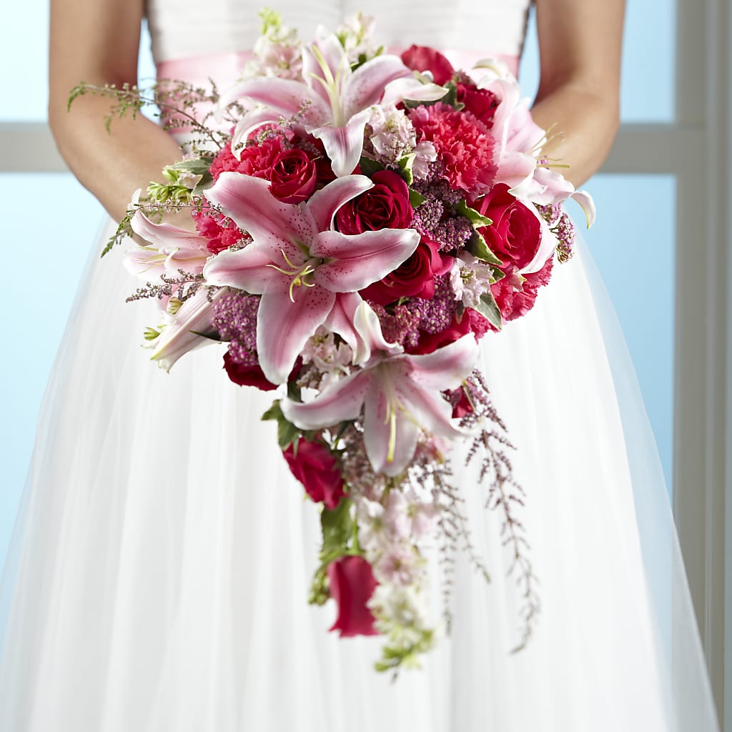 Lily & Rose Bouquet – Calumet Florist, Calumet City IL