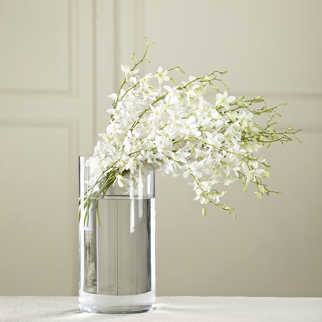 White Dendrobium Bouquet – Calumet Florist, Calumet City IL