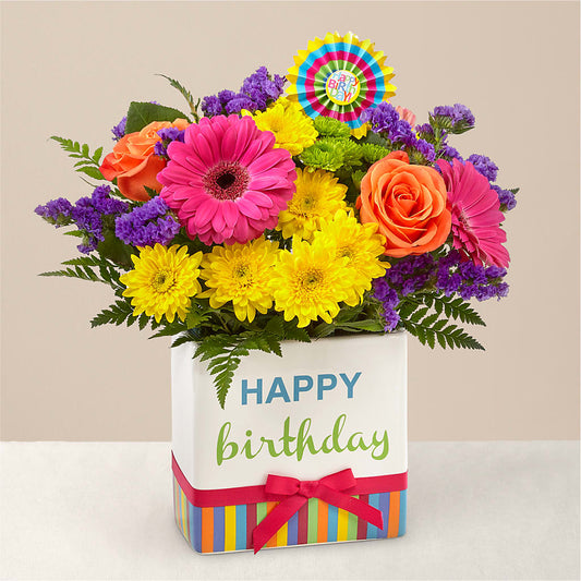 Birthday Brights Bouquet –  Calumet Florist, Calumet City IL