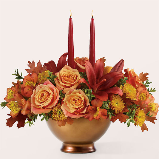 Harvest Table Centerpiece –  Calumet Florist, Calumet City IL