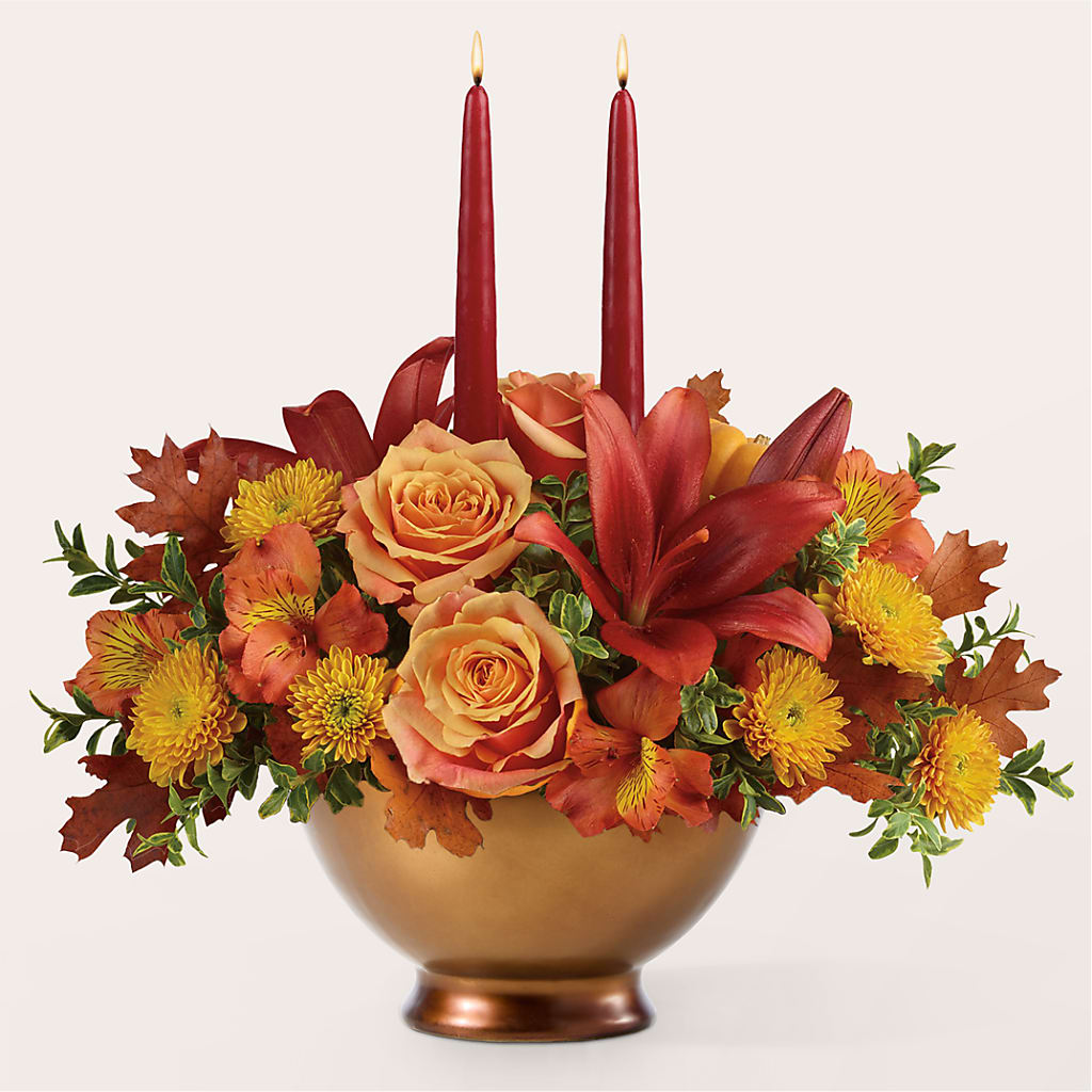 Harvest Table Centerpiece –  Calumet Florist, Calumet City IL