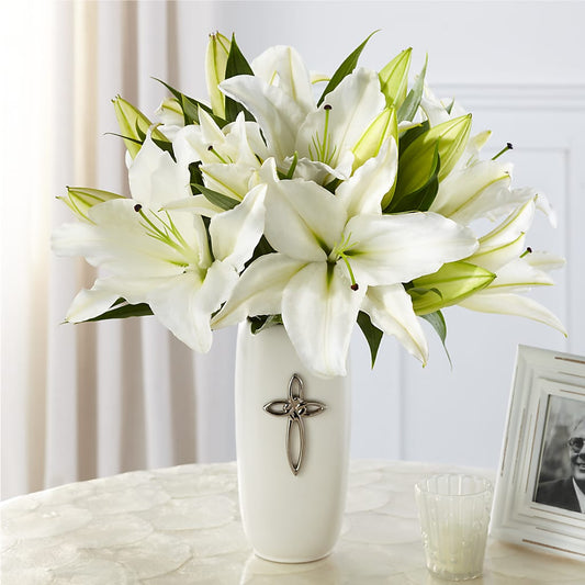 Faithful Blessings Bouquet –  Calumet Florist, Calumet City IL