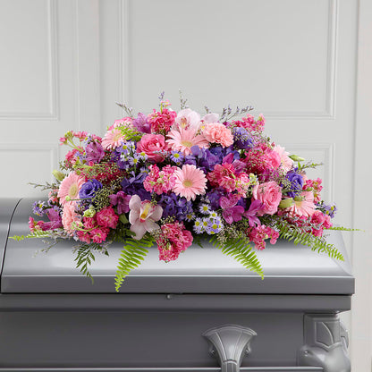 Glorious Garden Casket Spray –  Calumet Florist, Calumet City IL