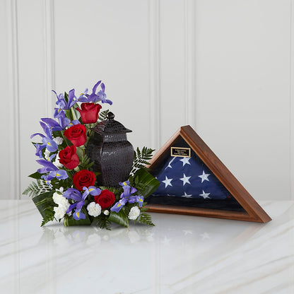 Patriotic Tribute Arrangement –  Calumet Florist, Calumet City IL