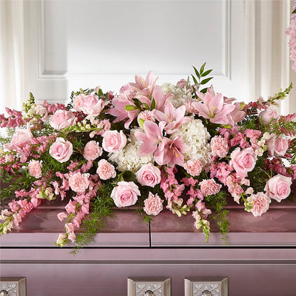 Life & Remembrance Casket Spray –  Calumet Florist, Calumet City IL
