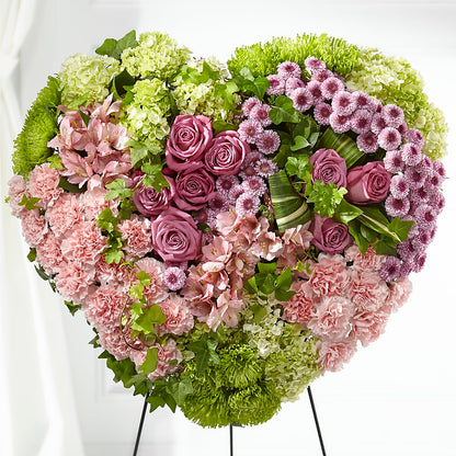 Heartwarming Standing Heart –  Calumet Florist, Calumet City IL