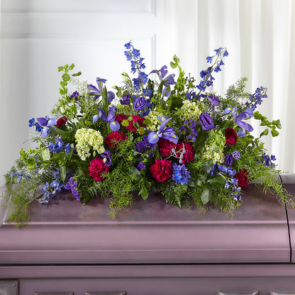 Always Treasured Casket Spray –  Calumet Florist, Calumet City IL