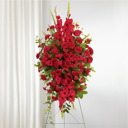 From the Heart Standing Spray –  Calumet Florist, Calumet City IL