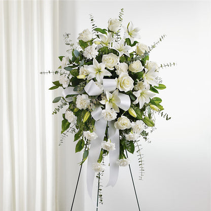 With Care Standing Spray –  Calumet Florist, Calumet City IL
