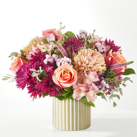 Berry Cobbler Bouquet with Ivory Vase –  Calumet Florist, Calumet City IL