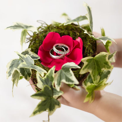 Lila Rose Ring Nest –  Calumet Florist, Calumet City IL