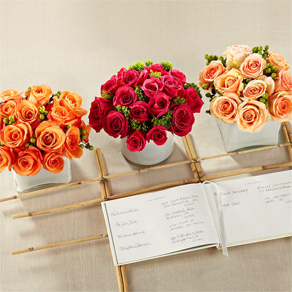 Dawn Rose Centerpiece –  Calumet Florist, Calumet City IL