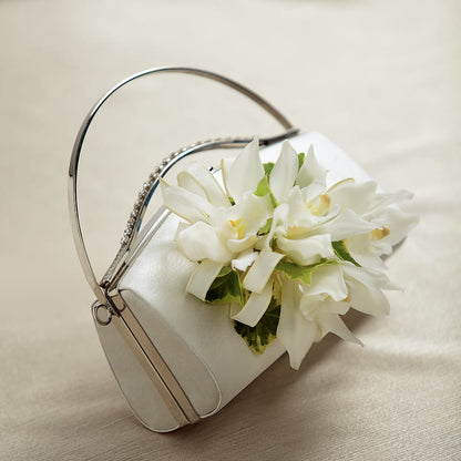 White Purse Decor –  Calumet Florist, Calumet City IL